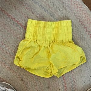 Free People Yellow Women's Shorts